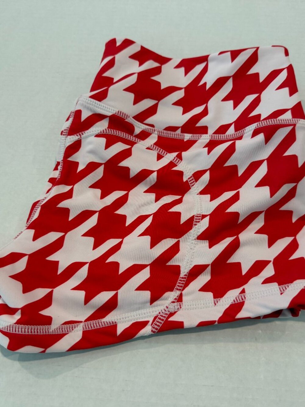 Girls Who Powerlift "Red Hots" Shorts | Red White | Size Large